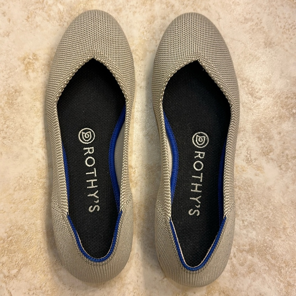 Rothy’s Flax Birdseye Flats